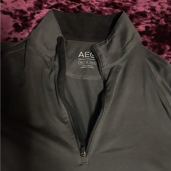 American Eagle Quarter Zip Soft Performance Pullover Men’s Color Gray Size XS - Picture 2 of 2